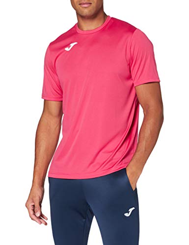 Joma Combi Camiseta Manga Corta, Hombre, Rosa (Fucsia), L