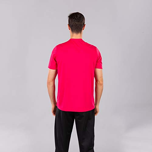 Joma Combi Camiseta Manga Corta, Hombre, Rosa (Fucsia), M