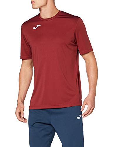 Joma Combi Camisetas Equip. M/C, Hombre, Burdeos