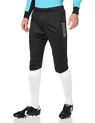 Joma Pantalon Pirata Vela Negro, Hombre, M