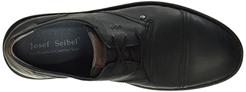 Josef Seibel Jordan 03, Zapatos de Cordones Derby para Hombre, Negro Titanio 619, 45 EU