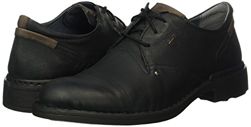 Josef Seibel Jordan 03, Zapatos de Cordones Derby para Hombre, Negro Titanio 619, 45 EU