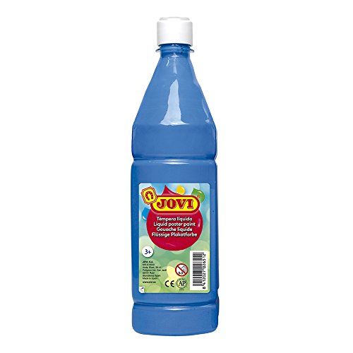 Jovi 511 - Témpera líquida, Azul Cyan, 1000 ml