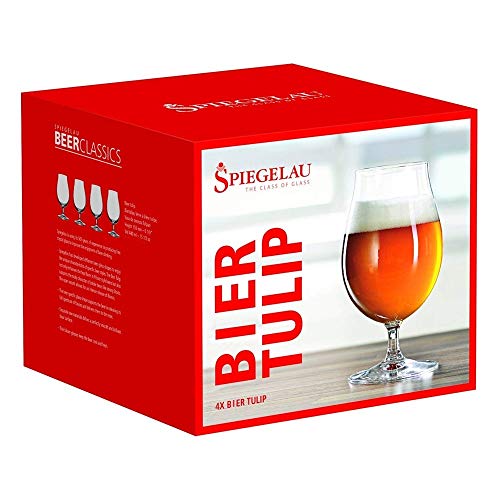 Juego 4 Copas Cristal Cerveza Tulipán 440Ml.