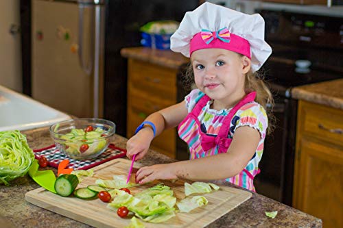 Juego de 3 Cuchillos de Plástico para Cocina en 3 Colores para Niños, Cuchillos de Cocina de Nailon para Niños, para Lechuga, Ensaladas y Tartas.