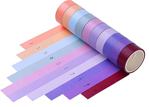 Juego de 30 rollos de cinta adhesiva Washi para manualidades, diseño de libros