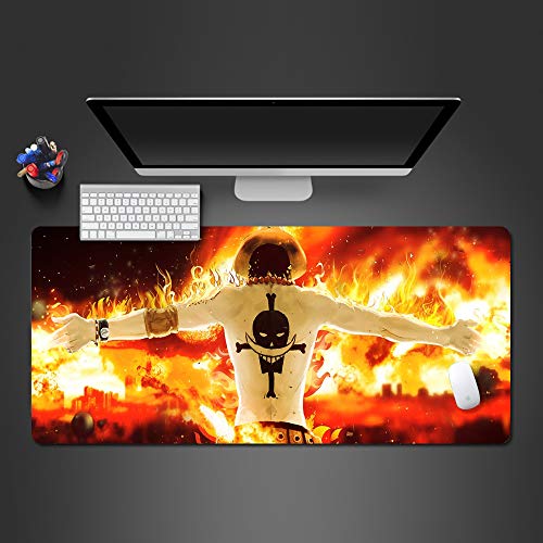 Juego de Jugador Antideslizante Teclado de Juego Oficina computadora Teclado Mouse Mesa Pad Cool Anime Mouse Pad 700x300x2