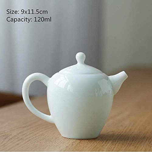 Juegos de té Simplism Juego de té de Viaje Porcelana Verde y Blanca Una Olla y Dos Tazas Juego de té portátil para Viajes al Aire Libre Limpio y Elegante Portátil para el hogar (Tamaño: Gratis)