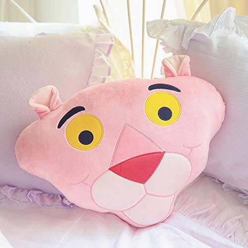 Juguete de Peluche 45 cm Super Dulce Pantera Rosa Felpa Almohada Suave Lindo Leopardo de Dibujos Animados Juguete Suave Juguete sofá Almohada muñecas niña