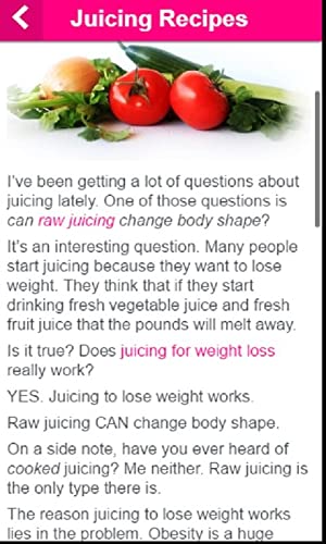 Juicing Recipes