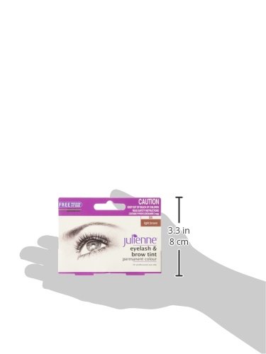 Julienne Eyelash and Eyebrow Permanent Light Brown 04 Colour Tint 15ml