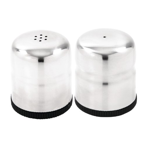 Jumbo salero y pimentero 60 x 70 mm acero inoxidable Shaker Pot restaurante