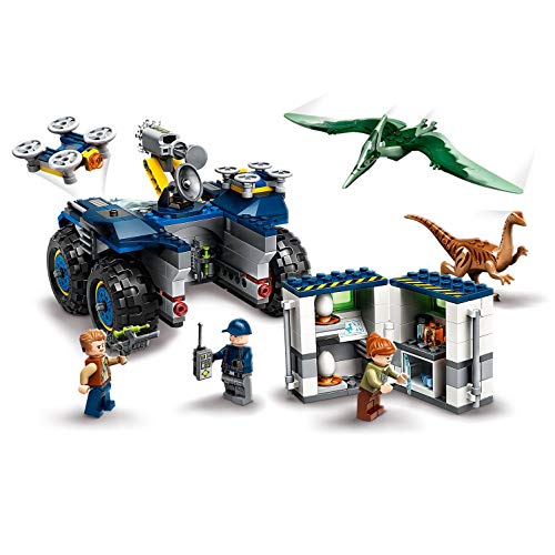 Jurassic World Fuga del Gallimimus y el Pteranodon Figuras de Dinosaurio Juego de Construcción para Niños 8+, Multicolor (Lego ES 75940)