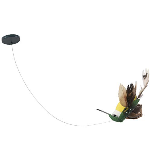 JVSISM Juguete de pajaros de Colibri de Volar Alimentado por energia Solar Color al Azar