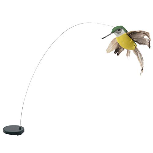 JVSISM Juguete de pajaros de Colibri de Volar Alimentado por energia Solar Color al Azar