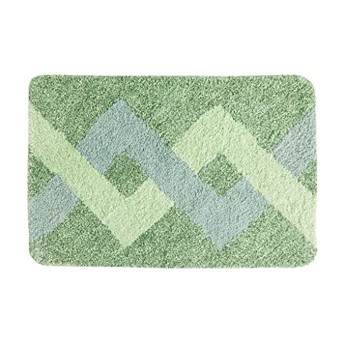 J&X Estera Suave Antideslizante Estera Absorbente del Lavabo Alfombra de baño Simple Tapete de Lavado a máquina de Felpudo Nuevo y Fresco (Color : B, Size : 50 * 80CM)