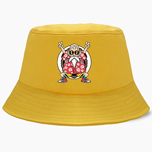 JXMK 56-58 cm Divertidos Sombreros de Panamá Hombres y Mujeres Sombreros de Cubo Anime japonés ollas de Pesca comienzan Sombrero de protección Solar Domo