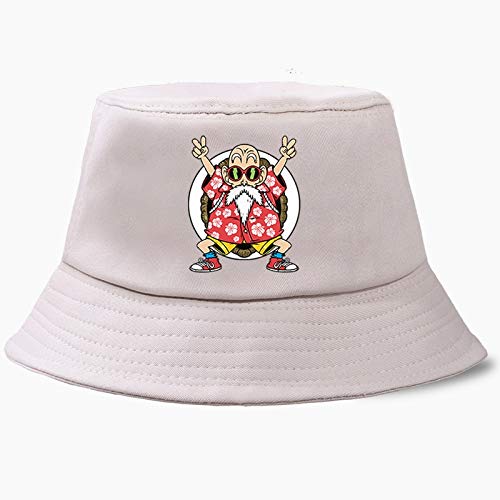 JXMK 56-58 cm Divertidos Sombreros de Panamá Hombres y Mujeres Sombreros de Cubo Anime japonés ollas de Pesca comienzan Sombrero de protección Solar Domo