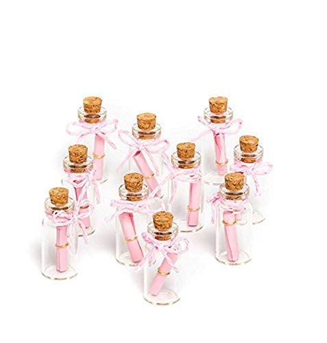 JZK 20 x Mini botella de cristal con corchos 5ml botes cristal pequeños para hierbas aceites especias dulces joyas mensaje viales de vidrio