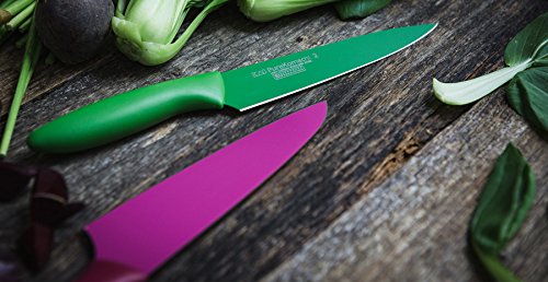 Kai Europe AB-5723 - Cuchillo para verduras, color rosa