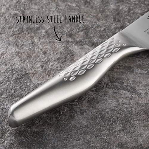 Kai Seki Shoso - Maletín de cocina con 3 cuchillos japoneses de acero inoxidable: 1 cuchillo de mesa + 1 cuchillo universal + 1 cuchillo Santoku