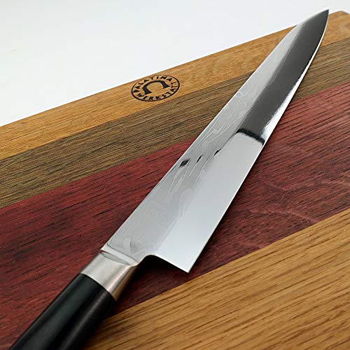 Kai Shun Pro SHO VG-0006 Yanagiba - Juego de cuchillos de pescado ultraafilados (27 cm, tabla de madera hecha a mano, 30 x 18 cm)