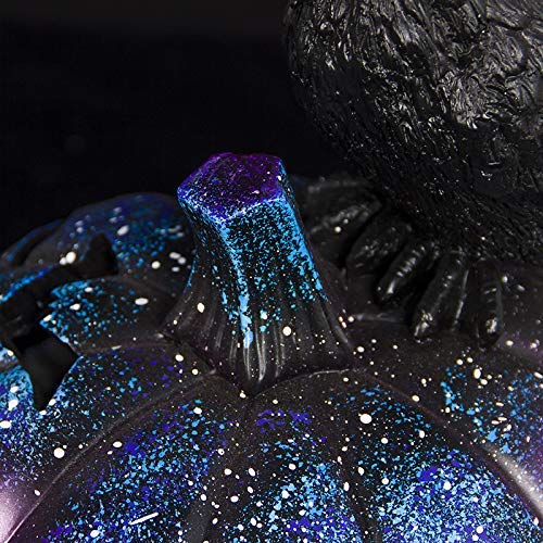kaige Decoraciones de Halloween, Calabaza Hueco Bate de Luces Fantasma Parte de Resina Piezas de Swing Decorativos 3D Cuervo.Otro.Menta Verde. WKY (Color : Mint Green.)