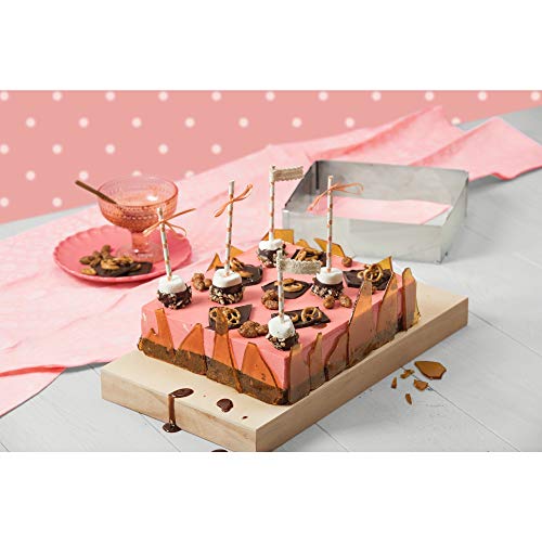 Kaiser Pâtisserie Molde Rectangular Extensible, Acero Inoxidable