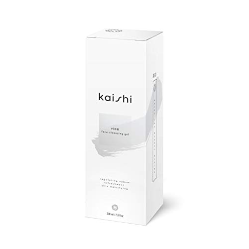 Kaishi - Gel limpiador facial de arroz Rice para refrescar, matificar y unificar el tono de la piel, 200 ml