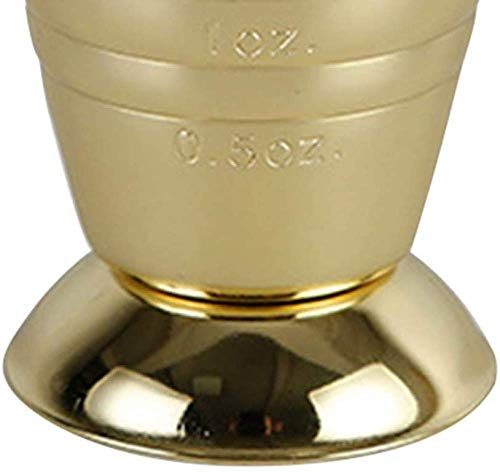 KAIXIN Vaso Medidor De Onzas Jigger Bar Mezclador De Bebidas De Cóctel Vaso Medidor De Licor Taza Medidora Taza De Café con Leche Acero Inoxidable