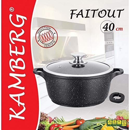 KAMBERG 0008036 - Cazuela (Aluminio Fundido, 40 cm)