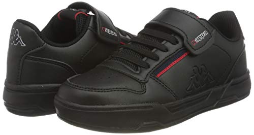 Kappa MARABU II Kids, Zapatillas Unisex niños, 1120 Negro y Rojo, 31 EU