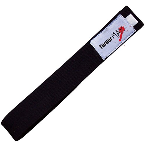 Karate judo y taekwondo TurnerMAX artes marciales cinturón boxeo kung Fu GI Karate trajes entrenamiento 280 cm, color Negro - Black 280cm, tamaño Black 280cm