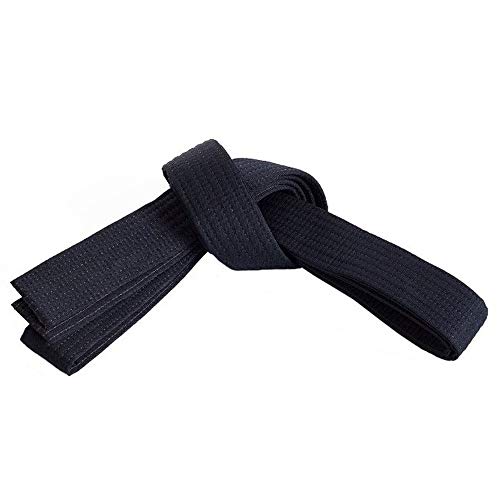 Karate judo y taekwondo TurnerMAX artes marciales cinturón boxeo kung Fu GI Karate trajes entrenamiento 280 cm, color Negro - Black 280cm, tamaño Black 280cm