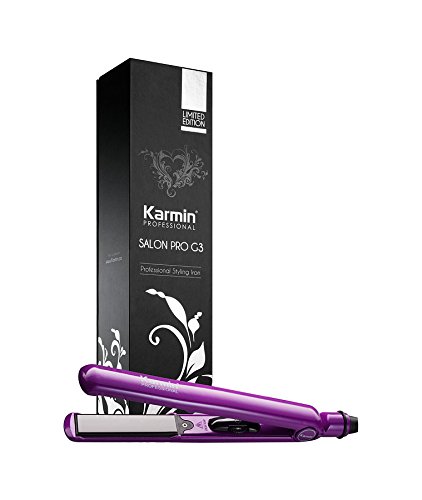 Karmin G3 Salon Pro - Plancha de pelo profesional, de cerámica y turmalina, color morado