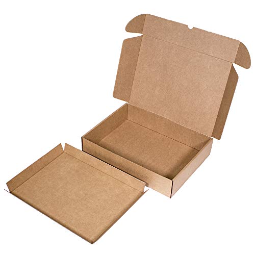 Kartox | Caja con Bandeja Extraible de Catering - Eventos | Caja Fabricada en Cartón Kraft | Talla S | 10 Unidades