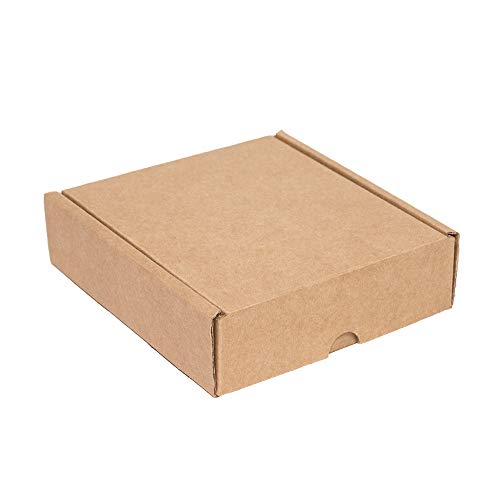 Kartox | Caja de Cartón Kraft Para Envío Postal | Caja de Cartón Automontable para Envío o Almacenaje | 13 x 15 x 4 | 20 unidades