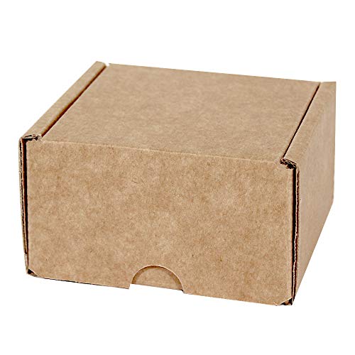 Kartox | Caja de Cartón Kraft Para Envío Postal | Caja de Cartón Automontable para Envío o Almacenaje | Talla S | 9x9x5.5 | 20 Unidades