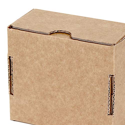 Kartox | Caja de Cartón Kraft Para Envío Postal | Caja de Cartón Automontable para Envío o Almacenaje | Talla S | 9x9x5.5 | 20 Unidades