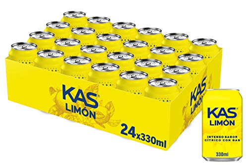 Kas Refresco de Zumo de Limón - Paquete de 24 x 330 ml - Total 7920