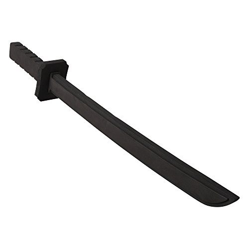 Katara 1771 - Juego de 2 Espadas de Espuma Gomaespuma Ninja 55cm de Largo, Negro