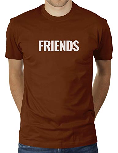 KaterLikoli Friends - Camiseta para hombre Chocolate XXXL