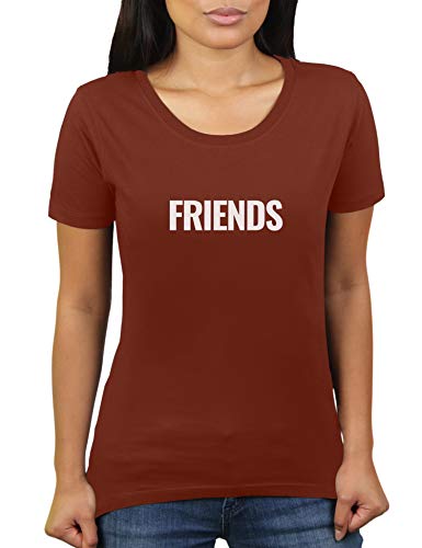 KaterLikoli Friends - Camiseta para mujer Chocolate S