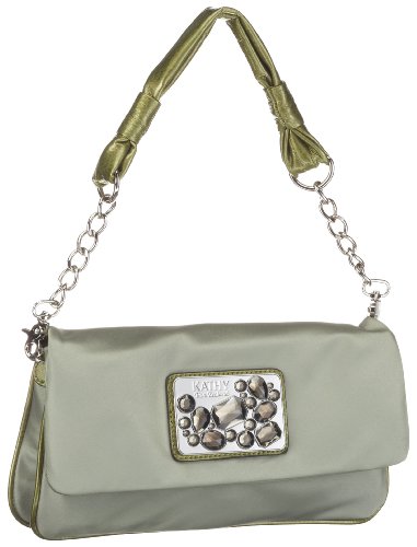 Kathy Van Zeeland - Cartera de mano para mujer, color verde, talla onesize