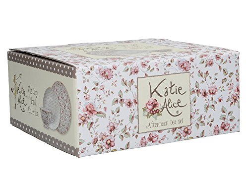 Katie Alice Ditsy White Floral Fine Bone China Afternoon Tea Set