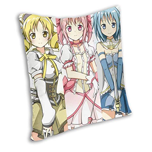 KDRW Funda de cojín Decorativo para Cama Mahou Shoujo Madoka Magica, 26 'x 26'