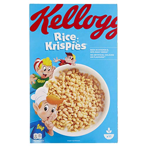 Kellogg's Cereales Rice Krispies - 2 Paquetes de 340 gr - Total: 680 gr