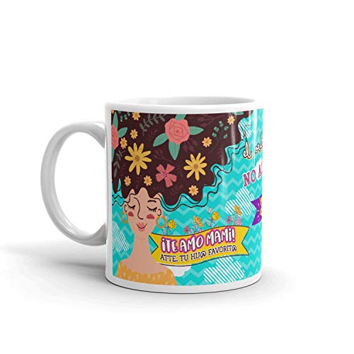 Kembilove Taza Madre – Taza Desayuno Regalos para Mamá – Regalos Originales para Madres – Regalo para el Día de la Madre ¡Te Amo Mami! – Diseños Originales