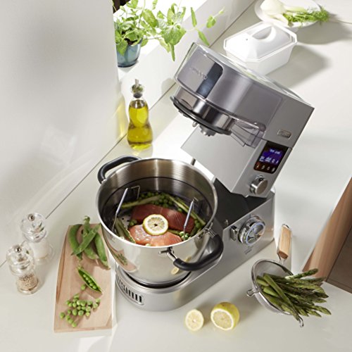 Kenwood Cooking Chef Gourmet KCC9040S - Robot de cocina, 1500 W, inducción 20-180 °C, capacidad 6,7 L