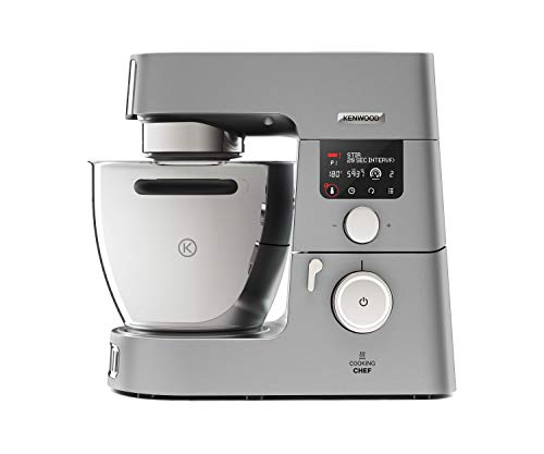 Kenwood Cooking Chef Gourmet KCC9040S - Robot de cocina, 1500 W, inducción 20-180 °C, capacidad 6,7 L